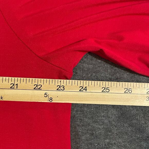 Mountain Mamas Red‎ Blouse Women’s Size XXXL Basic Stretch - Picture 6 of 10